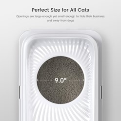 Woofigo Stainless Steel Top Entry Cat Litter Box slide 2 of 7
