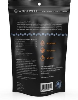 Show full view: WoofWell Bacon Flavor Soft & Chewy Dog Treats, 8.5-oz bag slide 3 of 10