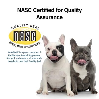 Show full view: WoofWell French Bulldog Health Support Bacon Flavored Soft Chews Dog Supplement, 30 count slide 7 of 11