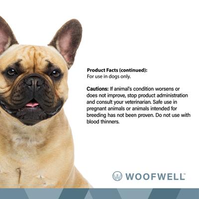 Show full view: WoofWell French Bulldog Health Support Bacon Flavored Soft Chews Dog Supplement, 30 count slide 9 of 11