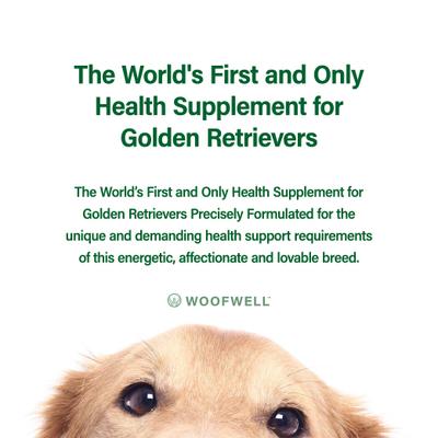 Show full view: WoofWell Golden Retrievers Health Support Bacon Flavored Soft Chews Dog Supplement, 60 count slide 5 of 10