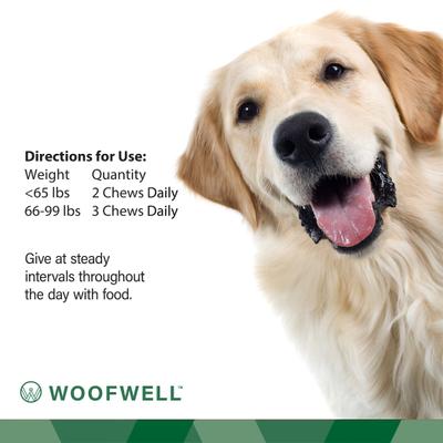 Show full view: WoofWell Golden Retrievers Health Support Bacon Flavored Soft Chews Dog Supplement, 60 count slide 10 of 10