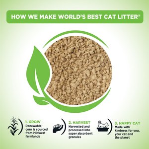 World's Best Comfort Care Unscented Clumping Corn Litter, 28-lb bag
