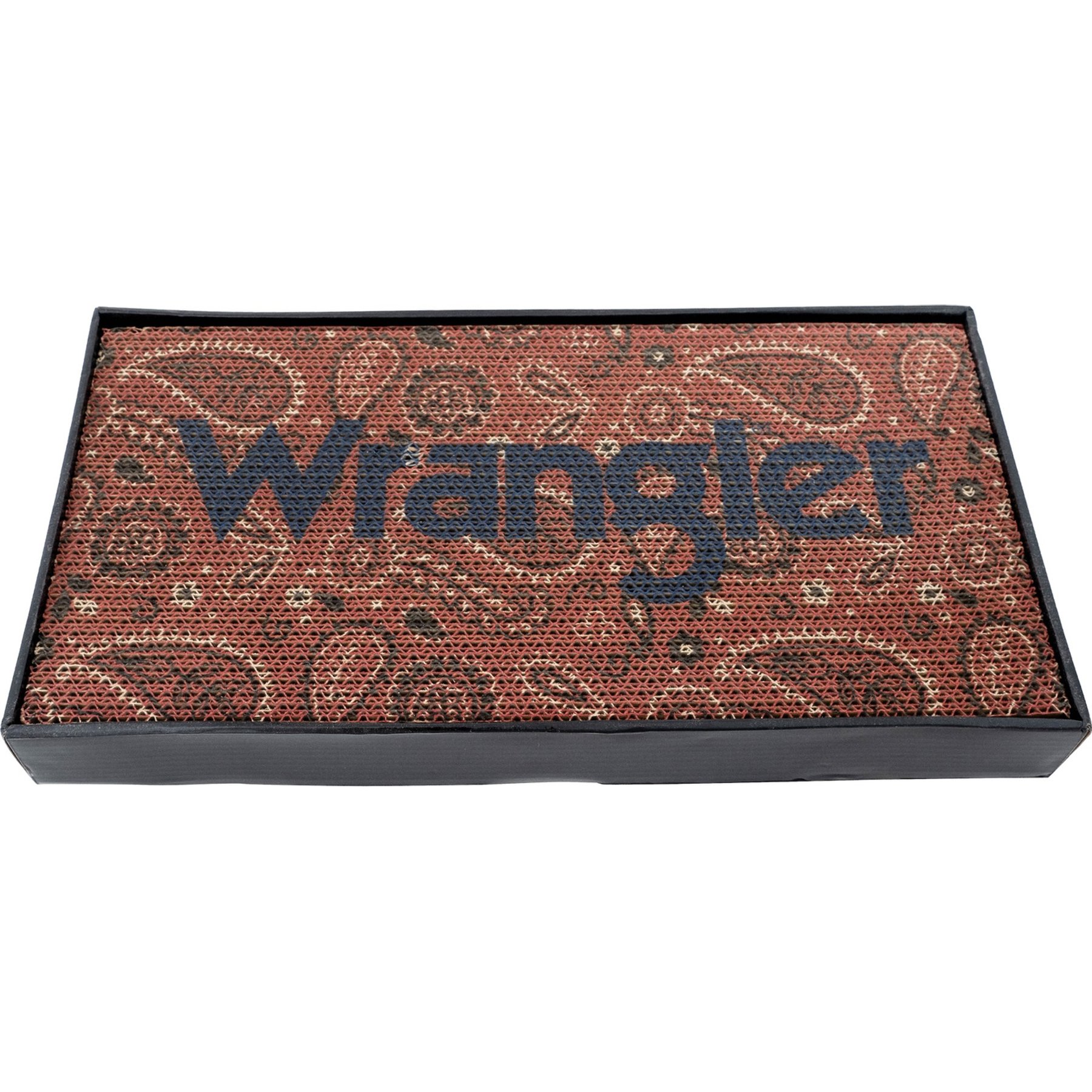 Wrangler Bandana Catnip Scratcher Cat Toy, Red/Multicolor