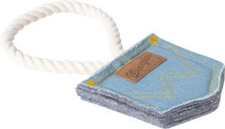Wrangler Denim Rope Pocket & Rope Tug Dog Toy, Light Blue slide 1 of 3