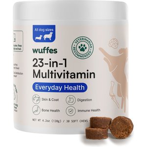Wuffes 23-in-1 Multivitamin for Dogs, 30 Count
