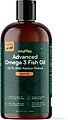Wuffes Advanced Omega 3 Fish Oil for Healthy Skin & Coat Supplement for Dogs, 16-fl oz bottle