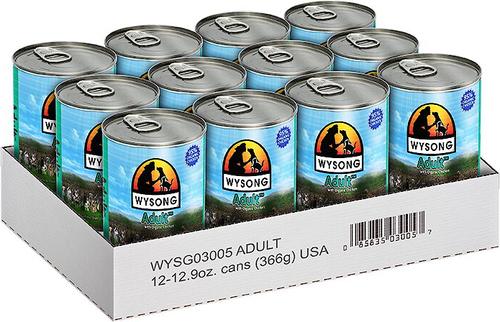 Show full view: Wysong Adult with Organic Chicken Canned Dog Food, 12.5-oz, case of 12 slide 4 of 4
