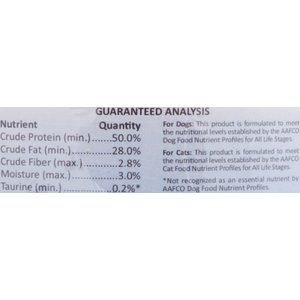 Wysong Archetype Burgers Freeze-Dried Raw Dog & Cat Food, 15-oz canister