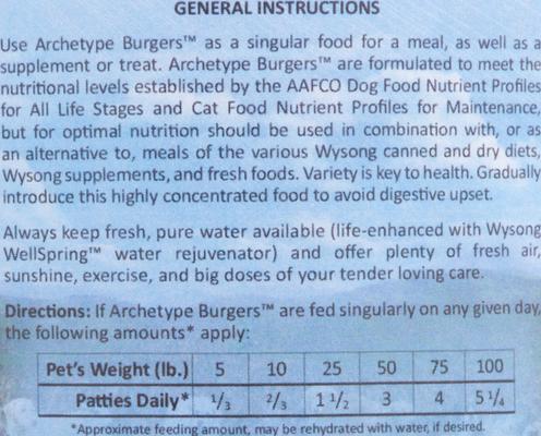 Show full view: Wysong Archetype Burgers Freeze-Dried Raw Dog & Cat Food, 15-oz canister slide 6 of 7