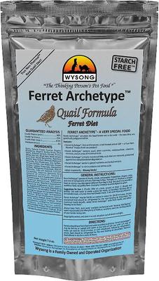 Show full view: Wysong Archetype Raw Quail Diet Freeze-Dried Ferret Food, 7.5-oz bag slide 1 of 5