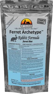 Show full view: Wysong Archetype Raw Rabbit Diet Freeze-Dried Ferret Food, 7.5-oz bag slide 1 of 5