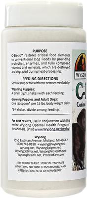 Show full view: Wysong C-Biotic Dog Food Supplement, 9-oz bottle slide 4 of 7