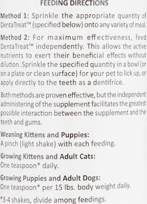 Show full view: Wysong DentaTreat Dog & Cat Food Supplement, 9-oz bottle slide 5 of 6