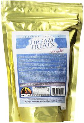 Show full view: Wysong Dream Chicken Freeze-Dried Raw Dog, Cat & Ferret Treats, 4.4-oz bag slide 3 of 5