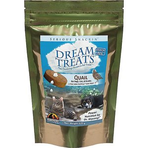 Wysong Dream Quail Freeze-Dried Raw Dog & Cat Treats, 125-g bag