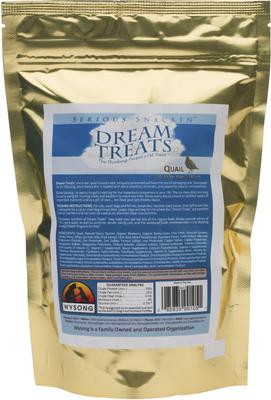 Show full view: Wysong Dream Quail Freeze-Dried Raw Dog & Cat Treats, 125-g bag slide 3 of 6