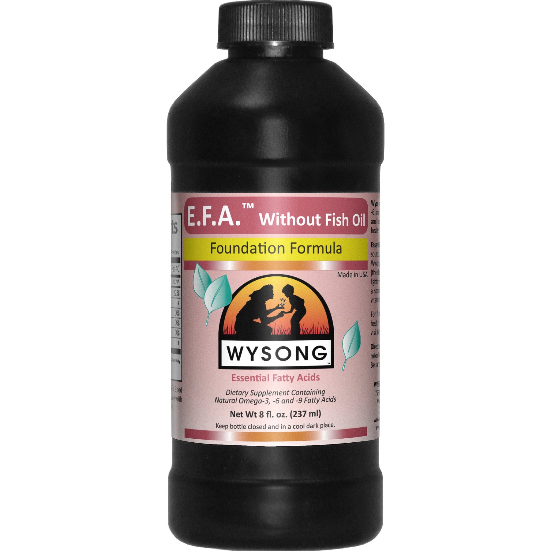 Wysong E.F.A. without Fish Oil Dog & Cat Supplement, 8-fl oz bottle