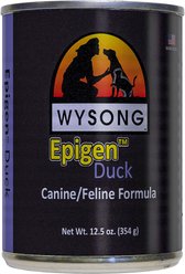 Wysong Epigen Duck Formula Grain-Free Canned Dog Food, 12.5-oz, case 12
