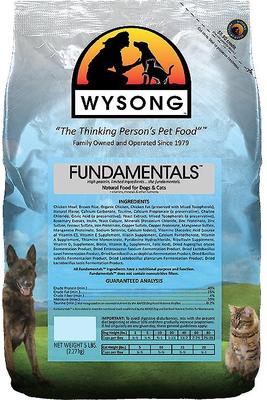 WYSONG Fundamentals Dry Dog Cat Food, 5-lb bag