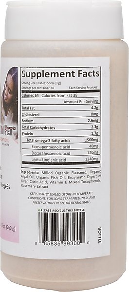 Show full view: Wysong Omega-3 Spectrum Dog & Cat Food Supplement, 9.5-oz bottle slide 2 of 4