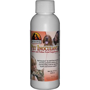 Wysong Pet Inoculant Dog & Cat Food Supplement, 4-fl oz bottle