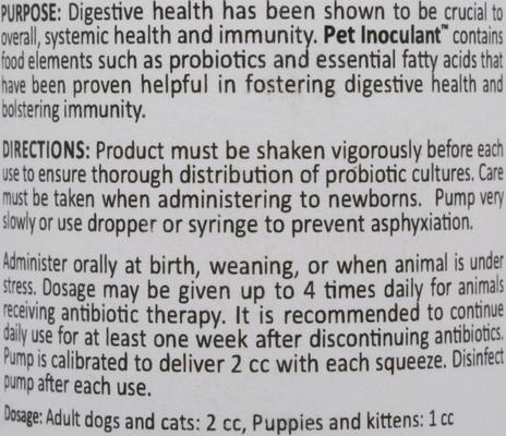 Show full view: Wysong Pet Inoculant Dog & Cat Food Supplement, 4-fl oz bottle slide 6 of 6