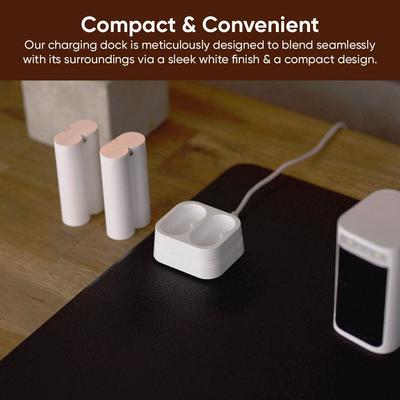 Show full view: Wyze Battery Charging Dock, White slide 5 of 5
