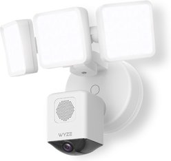 Wyze Cam Floodlight Pro Outdoor Wi-Fi Pet Camera, White