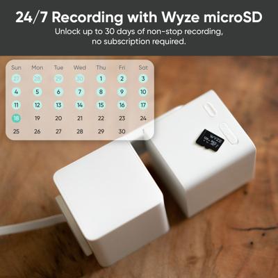 Show full view: Wyze Cam Pan v3 Indoor & Outdoor Wi-Fi Pet Camera, White slide 6 of 8
