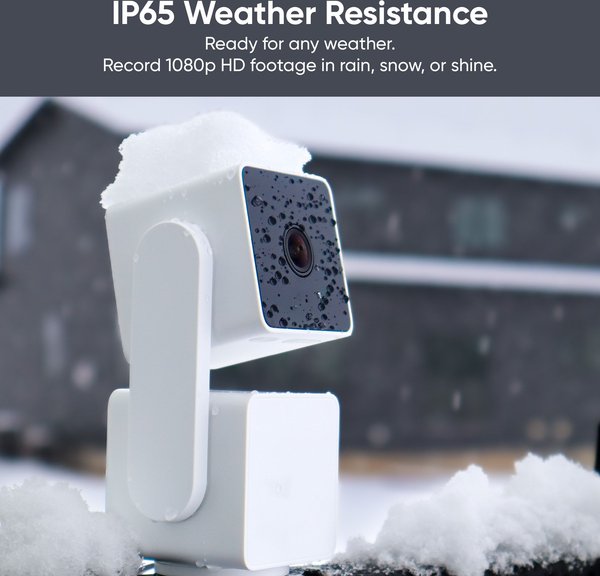 Show full view: Wyze Cam Pan v3 Indoor & Outdoor Wi-Fi Pet Camera, White slide 2 of 8
