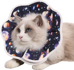WZ PET Adjustable Waterproof Soft Cone Dog & Cat Recovery Collar, Large: 10 to 13-in neck