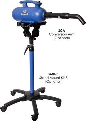 Show full view: XPOWER B-27 Super Tub Pro Double Motor 6 HP Professional Dog & Cat Grooming Dryer slide 3 of 9