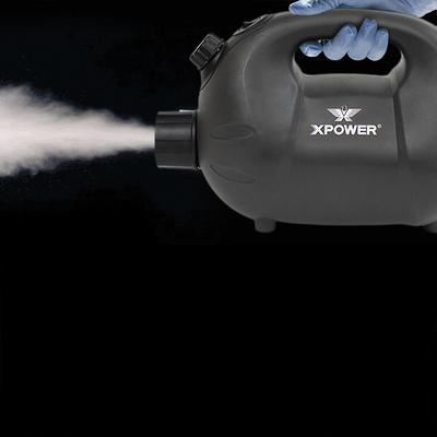Show full view: XPOWER F-16B ULV Cold Fogger Battery Powered Rechargeable Cordless Fogging Machine Sprayer slide 8 of 9