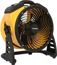 XPOWER FC-100 1100 CFM 4 Speed Portable Multipurpose Pro Whole Room Air Circulator Utility Fan