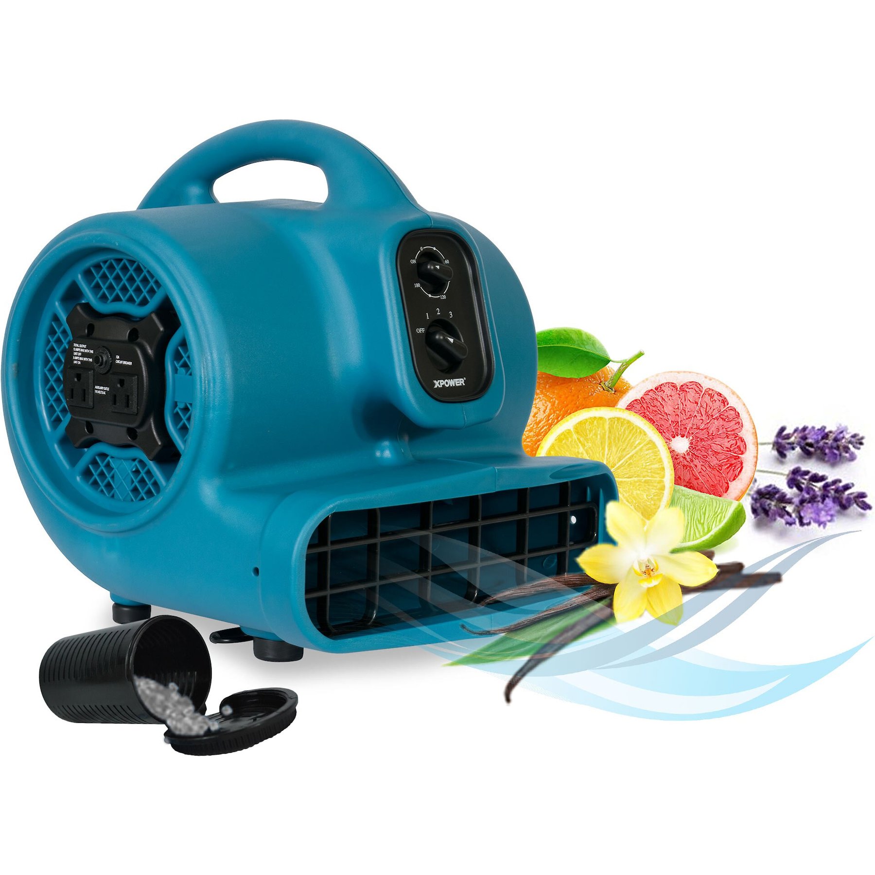 XPOWER P-450AT Freshen Aire 1/3 HP 2000 CFM 3 Speed Scented Air Mover