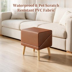 Yafylly 3-in-1 Storage for Bed & Sofa, Stairs & Ottoman Footstool, Non-Slip Dog & Cat Ramps, 265-lbs, Brown slide 2 of 9