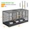 Show in main carousel: Yaheetech 18-in Wide Stackable Divided Breeder Cage, Black slide 3 of 10