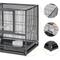 Show in main carousel: Yaheetech 18-in Wide Stackable Divided Breeder Cage, Black slide 6 of 10
