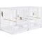 Show in main carousel: Yaheetech 18-in Wide Stackable Divided Breeder Cage, White slide 1 of 10