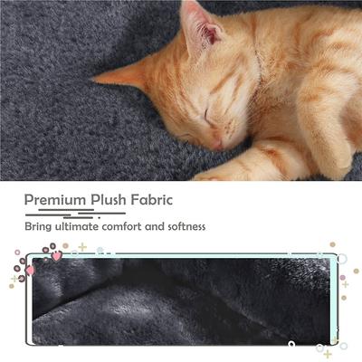 Show full view: Yaheetech 2-Level 23.5-in Plush Cat Tree & Condo, Dark Gray slide 7 of 10