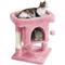 Show in main carousel: Yaheetech 2-Level 23.5-in Plush Cat Tree & Condo, Pink slide 2 of 9