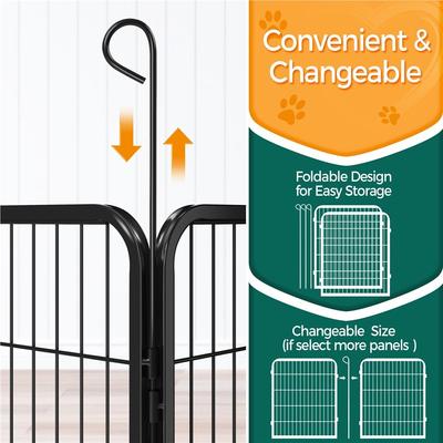 Show full view: Yaheetech 2-Panel Dog Playpen slide 6 of 6