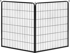 Yaheetech 2-Panel Metal Playpen for Outdoor & Indoor Dog Pen, Black, 39.5-in