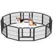 Show in main carousel: Yaheetech Metal Dog Playpen, 12-Panel, 24-in slide 2 of 8