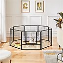 Yaheetech 25-in Metal Dog Playpen, 8-Panel