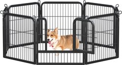 Yaheetech Metal Dog Playpen, 8-Panel, 24-in slide 2 of 7