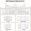 Show in main carousel: Yaheetech Dog Playpen, White, 3-Panel, 24-in slide 6 of 8