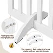 Show in main carousel: Yaheetech Dog Playpen, White, 3-Panel, 24-in slide 7 of 8