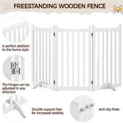 Yaheetech Dog Playpen, White, 3-Panel, 36-in slide 2 of 7